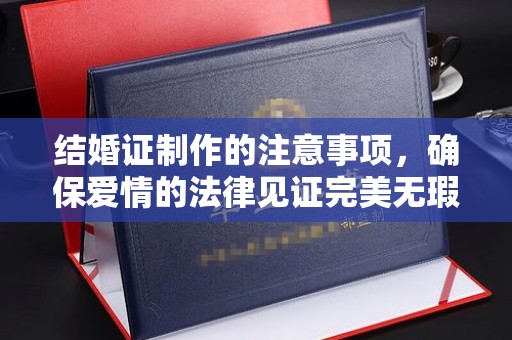清镇结婚证制作的注意事项，确保爱情的法律见证完美无瑕