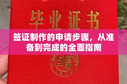 清镇签证制作的申请步骤，从准备到完成的全面指南